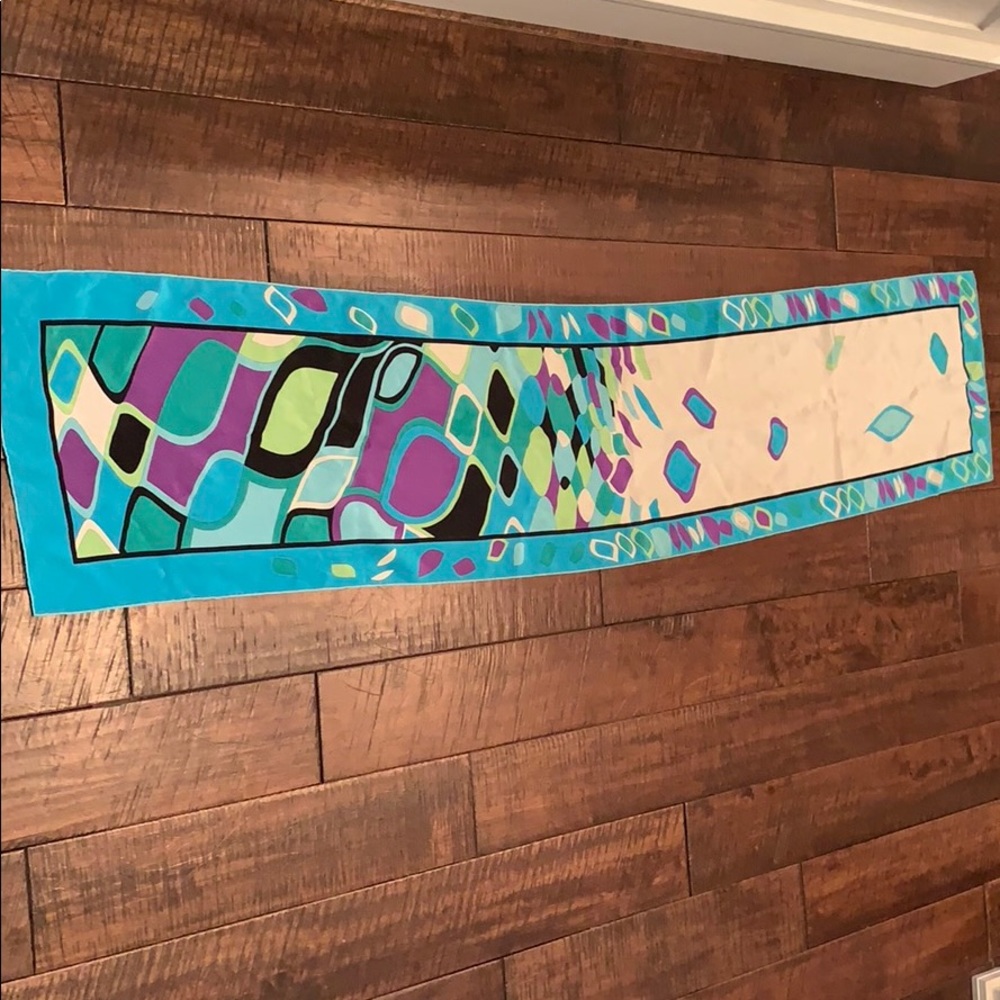 Pucci elongated rectangle scarf